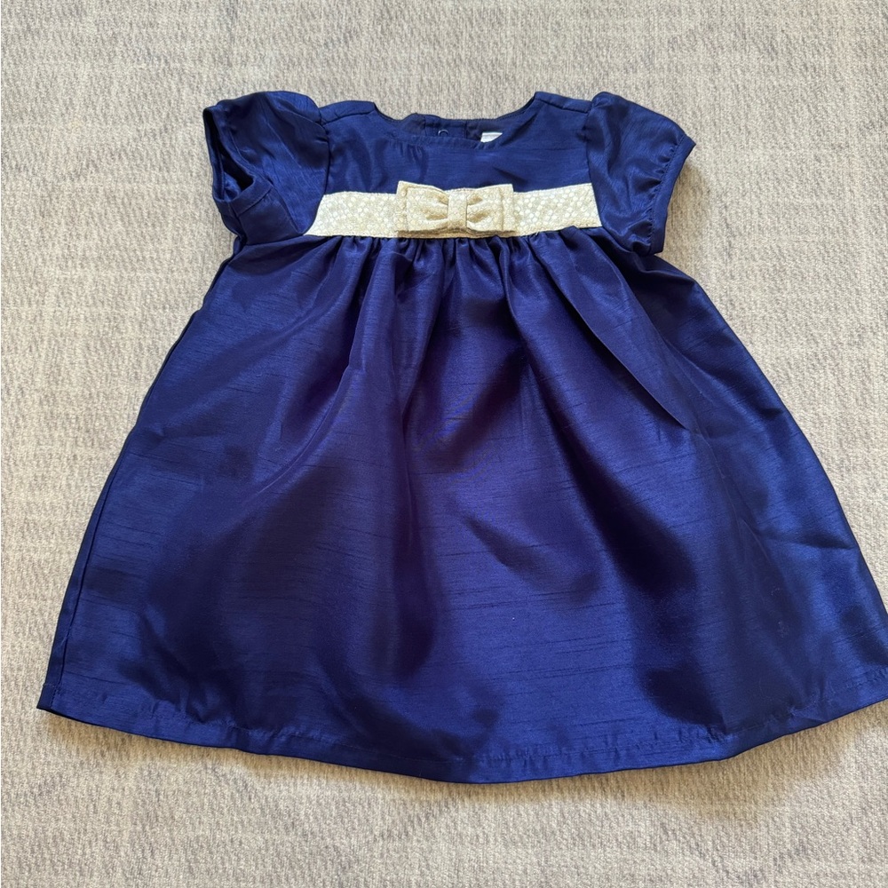 COPY - COPY - COPY - COPY - COPY - NWT Gymboree Fancy Blue and Gold Bow Holiday…